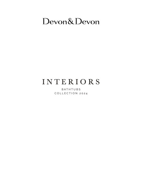 Devon&Devon - Price list Bathtubs