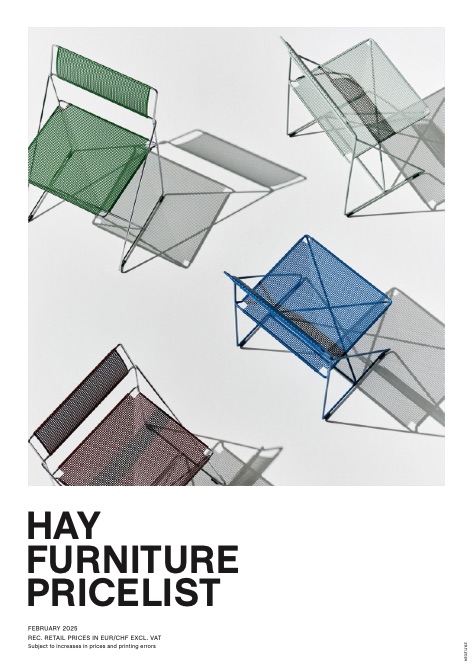 Hay - 价目表 Furniture