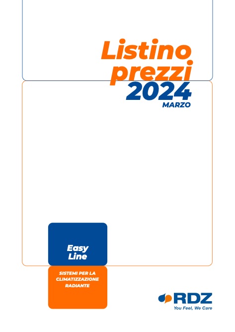 Rdz - Listino prezzi Easy Line