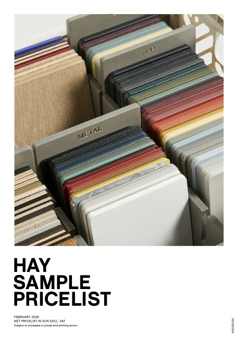 Hay - 价目表 Sample