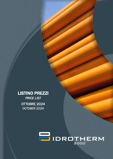 Idrotherm 2000 - Listino prezzi Ottobre 2024