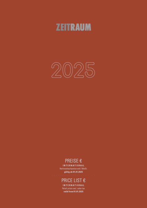 Zeitraum - Listino prezzi 2025