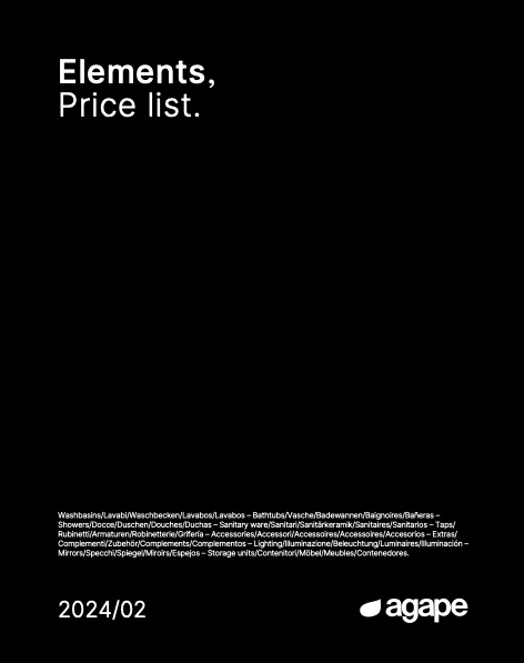 Agape - Price list Elements | 2024/02