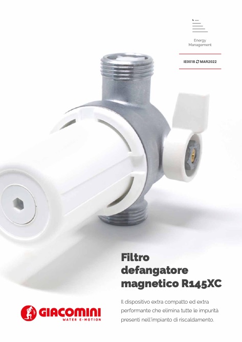 Giacomini - Catalogue Filtro defangatore magnetico R145XC