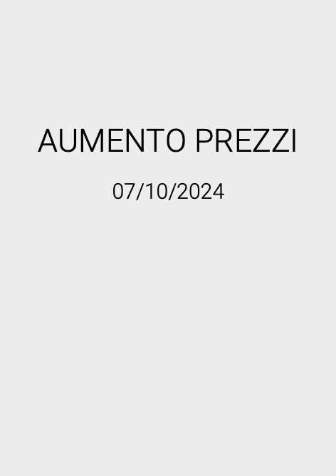 Vortice - Price list AUMENTO PREZZI