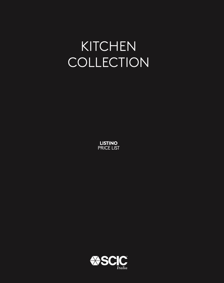 Price list Scic Kitchen Collection