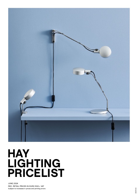 Hay - 价目表 LIGHTING