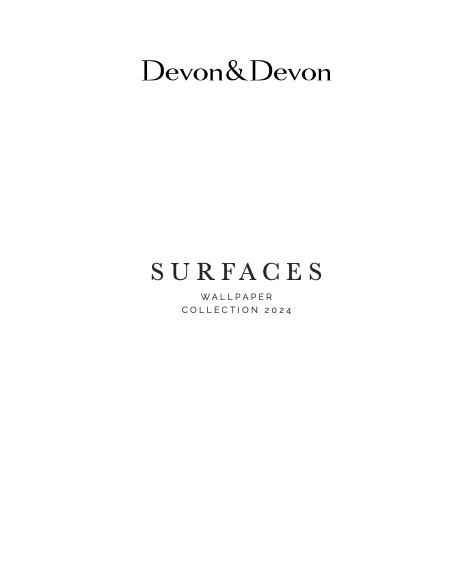 Devon&Devon - Прайс-лист Surfaces 2024 - Wallpaper
