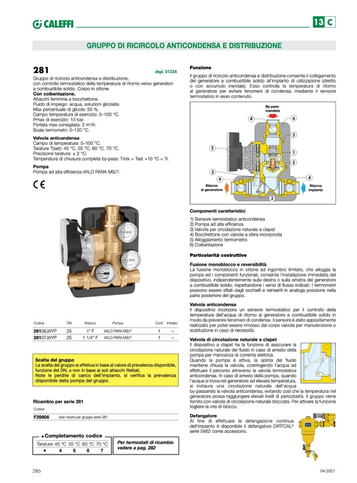 Caleffi - COMPONENTI IDROTERMOSANITARI