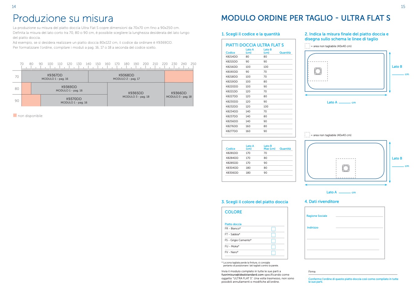 Misure Piatto Doccia Ideal Standard.Ideal Standard Ultra Flat