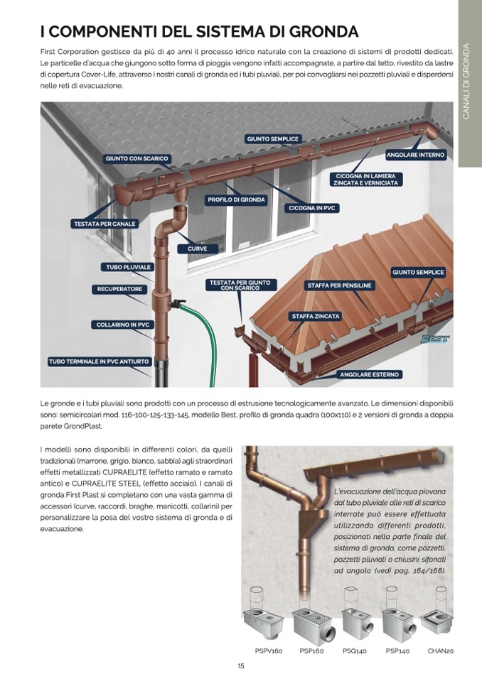 Giunzione flessibile canalina Profilfreddo First Corporation