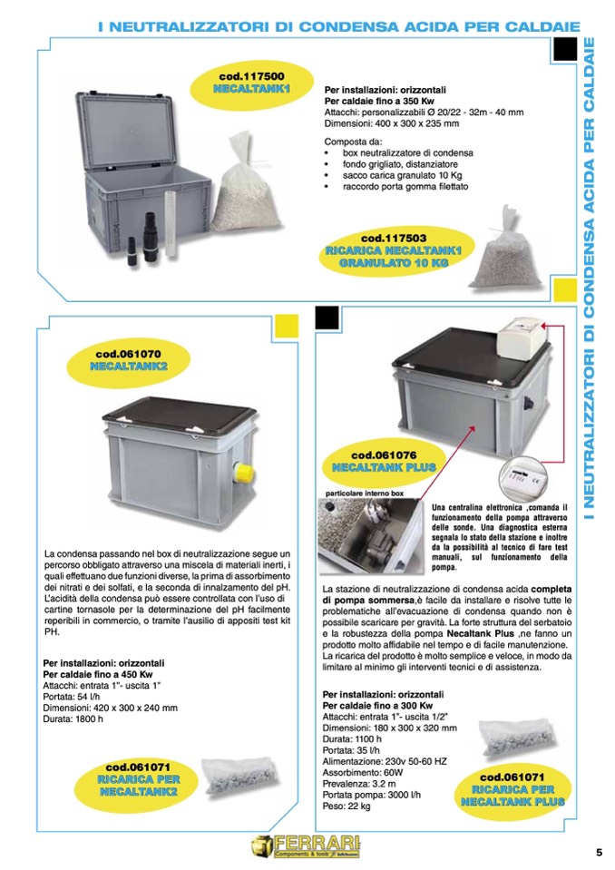 Ferrari - NEUTRALIZZATORE DI CONDENSA ACIDA 350