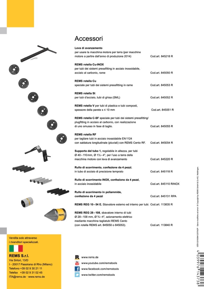 Rems - Cento RF